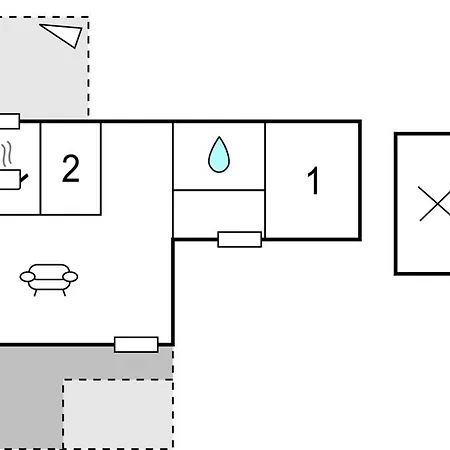 Two-bedroom With A Fireplace In *
